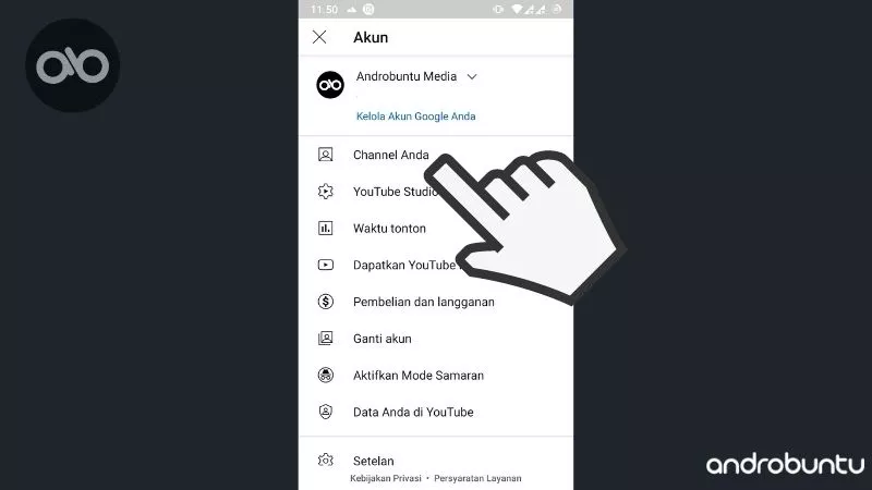 Cara Ganti Nama Channel YouTube by Androbuntu 2