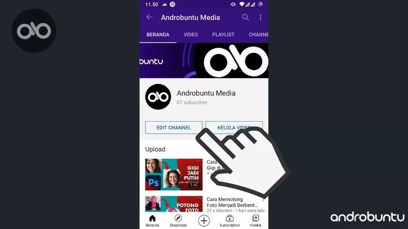 Cara Ganti Nama Channel YouTube by Androbuntu 3