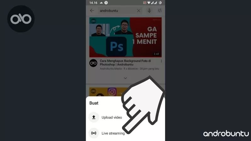 Cara Live Streaming YouTube di Android by Androbuntu 2