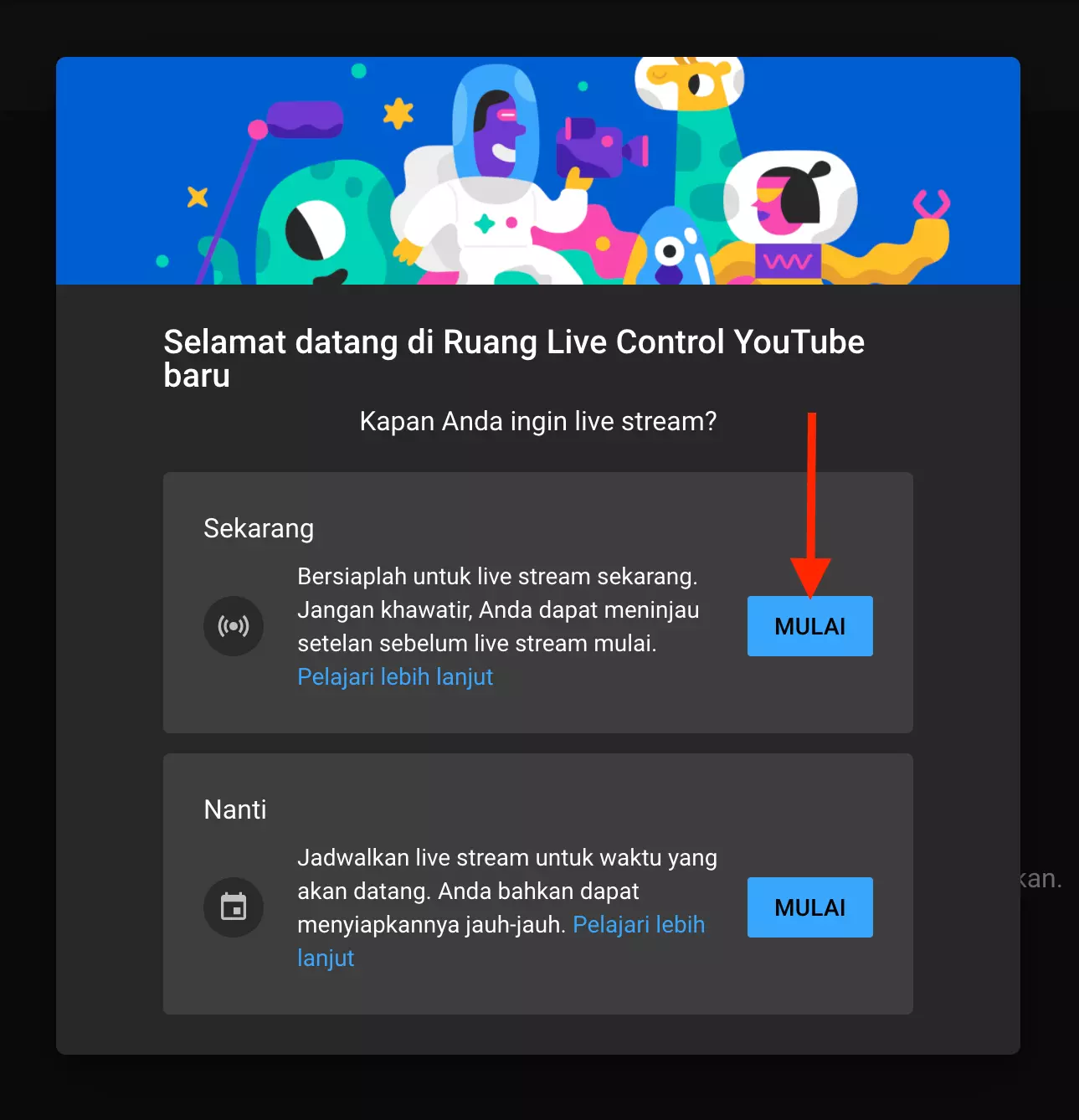 Cara Live Streaming di YouTube Melalui Browser di PC by Androbuntu 2