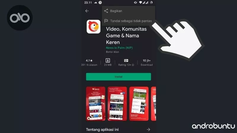 Cara Melaporkan Aplikasi dan Game di Google Play Store by Androbuntu 4
