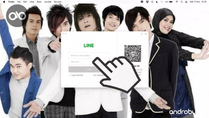 Cara Menggunakan Line di PC Komputer Laptop by Androbuntu 3
