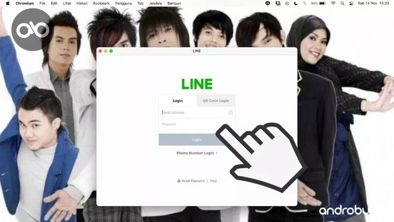 Cara Menggunakan Line di PC Komputer Laptop by Androbuntu 7