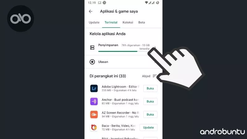 Cara Menghapus Aplikasi Baca di Android by Androbuntu 7