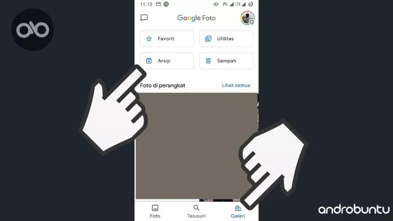 Cara Menyembunyikan Foto by Androbuntu5