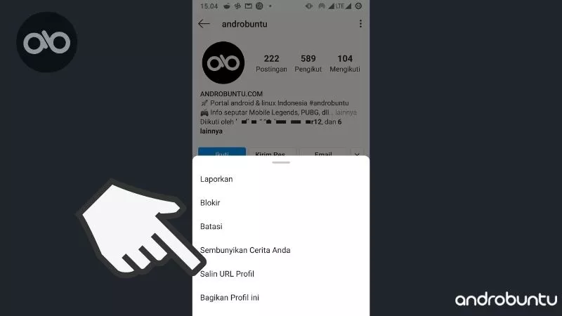 Cara Mengetahui Link ata URL Instagram by Androbuntu 2