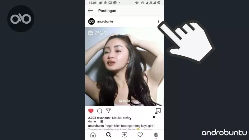 Cara Mengetahui Link ata URL Instagram by Androbuntu 4