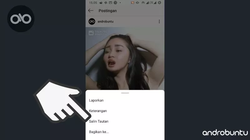 Cara Mengetahui Link ata URL Instagram by Androbuntu 5