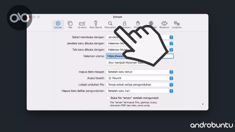 Cara Ganti Search Engine di Safari by Androbuntu 3