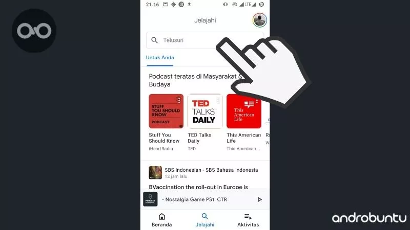 Cara Mendengarkan Podcast di Android by Androbuntu 4