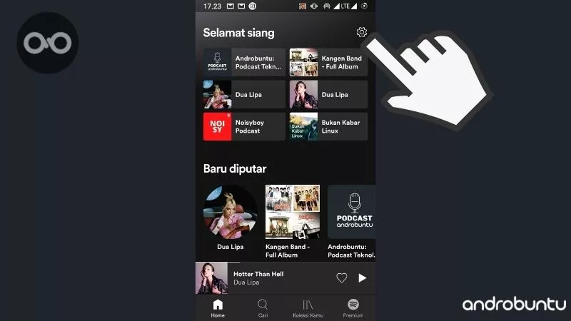 Cara Mengganti Foto Profil di Spotify by Androbuntu 1