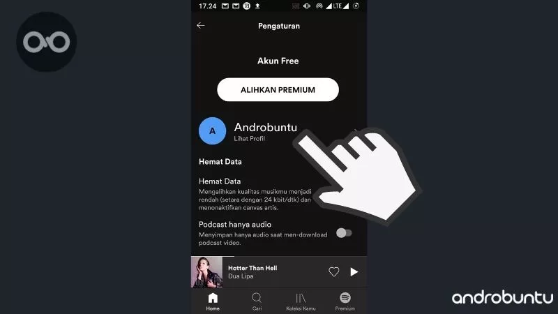 Cara Mengganti Foto Profil di Spotify by Androbuntu 2