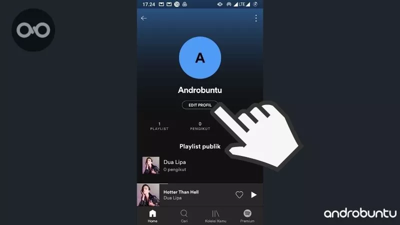 Cara Mengganti Foto Profil di Spotify by Androbuntu 3