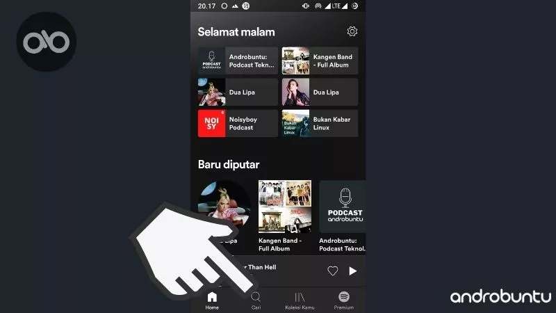 Cara Mengikuti Podcast di Spotify by Androbuntu 1