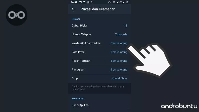 Cara Menyembunyikan Last Seen by Androbuntu 4