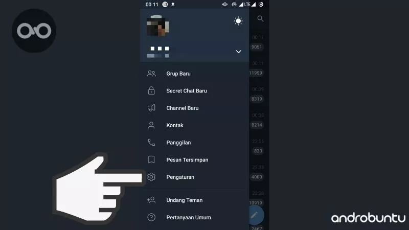 Cara Menyembunyikan Nomor Ponsel di Telegram by Androbuntu 2
