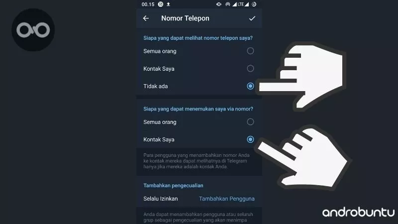 Cara Menyembunyikan Nomor Ponsel di Telegram by Androbuntu 5
