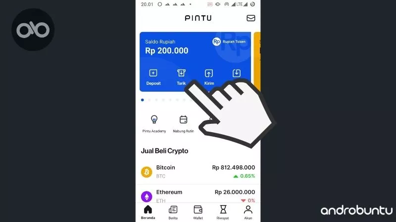 Cara Withdraw Rupiah ke Rekening Bank di Pintu by Androbuntu 1
