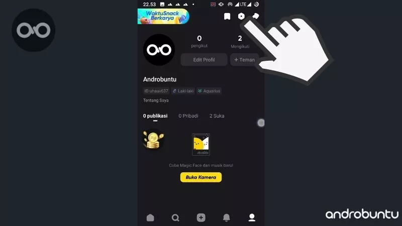 Cara Agar Orang Lain Tidak Bisa Mengunduh Video Kamu di Snack Video by Androbuntu 2