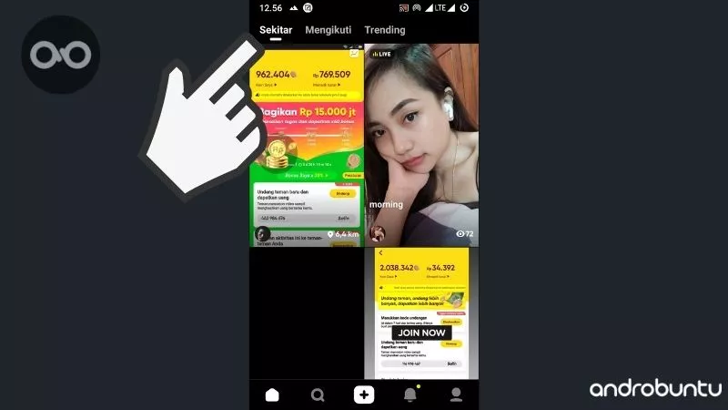 Cara Agar Video Tidak Ditampilkan di Lokasi Terdekat di Aplikasi Snack Video by Androbuntu 1