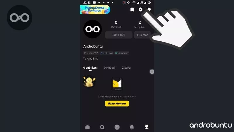 Cara Agar Video Tidak Ditampilkan di Lokasi Terdekat di Aplikasi Snack Video by Androbuntu 3