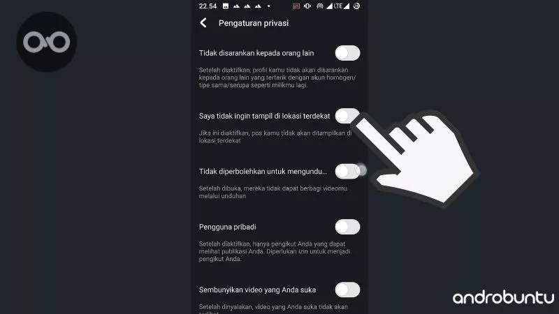 Cara Agar Video Tidak Ditampilkan di Lokasi Terdekat di Aplikasi Snack Video by Androbuntu 5