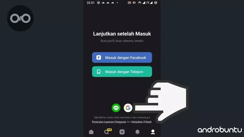 Cara Daftar Snack Video by Androbuntu 5