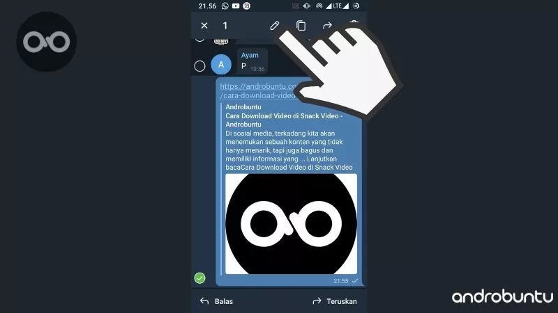 Cara Edit Pesan yang Sudah Terkirim di Telegram by Androbuntu 2