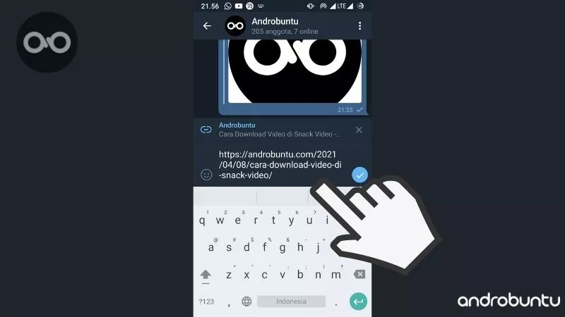 Cara Edit Pesan yang Sudah Terkirim di Telegram by Androbuntu 3
