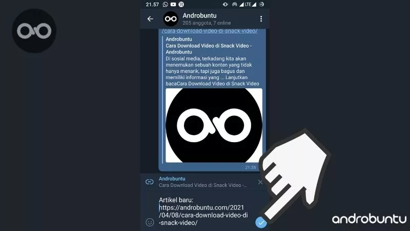 Cara Edit Pesan yang Sudah Terkirim di Telegram by Androbuntu 4