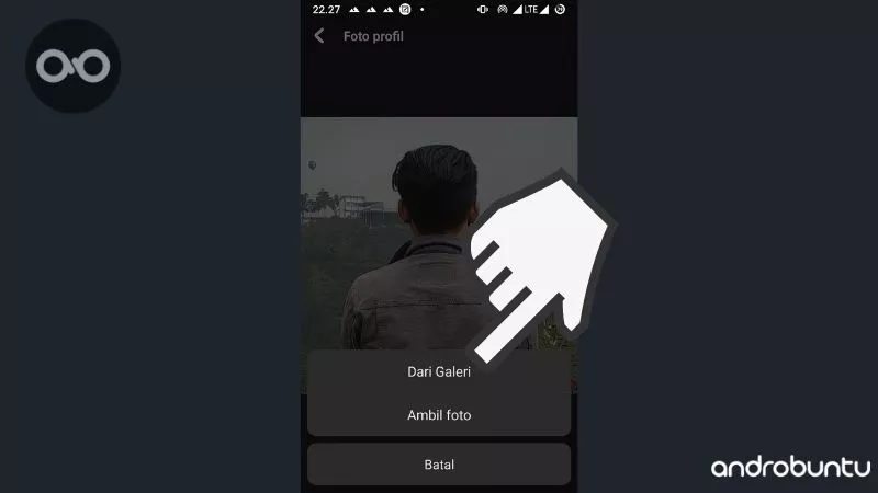 Cara Ganti Foto Profil di Snack Video by Androbuntu 5