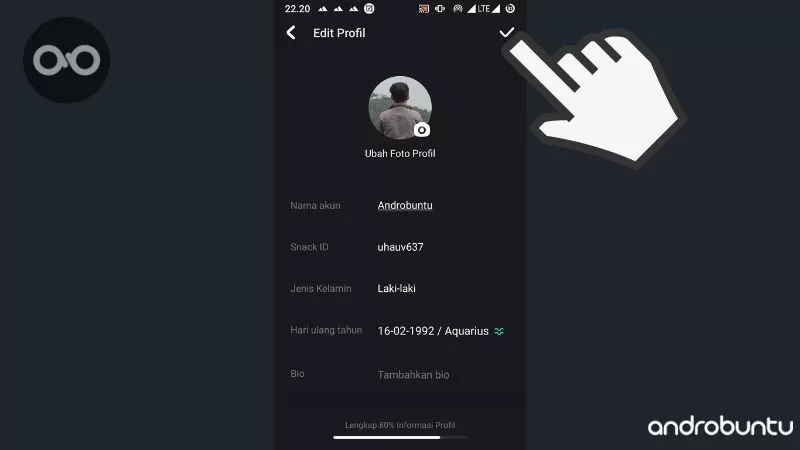 Cara Ganti Nama di Snack Video by Androbuntu 4