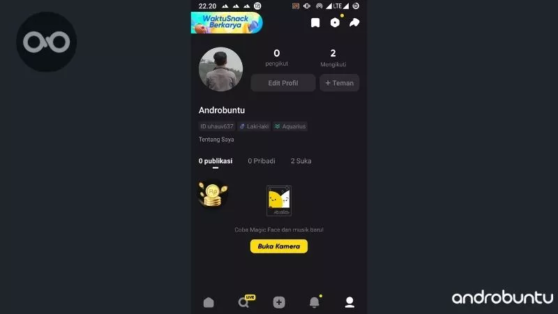 Cara Ganti Nama di Snack Video by Androbuntu 5