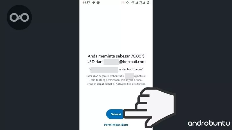 Cara Meminta Pembayaran di PayPal by Androbuntu 6