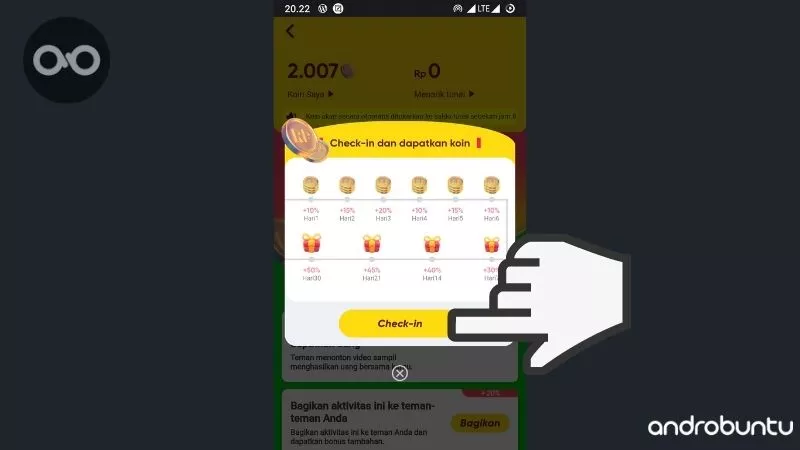 Cara Mendapatkan Koin di Snack Video by Androbuntu 3