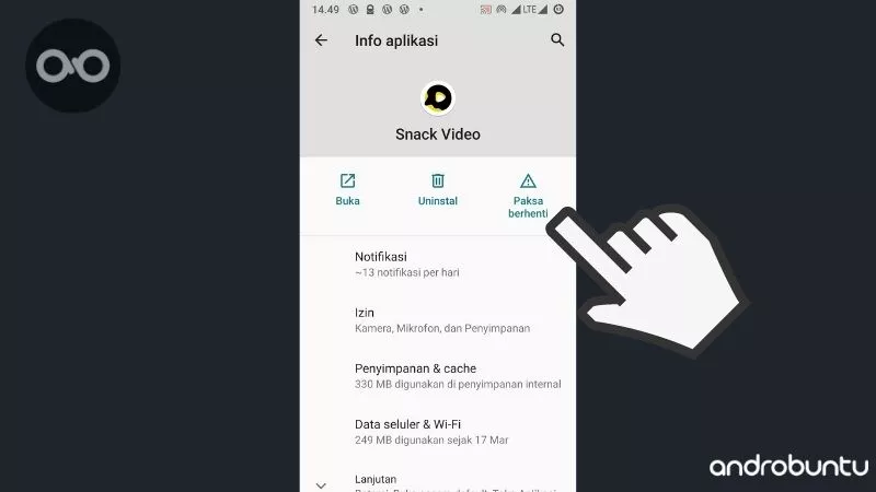 Cara Mengatasi Snack Video Tidak Bisa Dibuka by Androbuntu 4