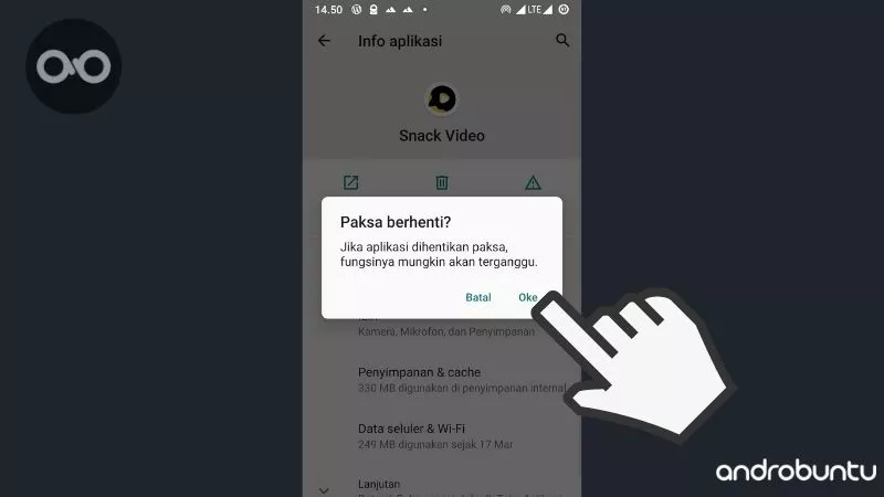 Cara Mengatasi Snack Video Tidak Bisa Dibuka by Androbuntu 5