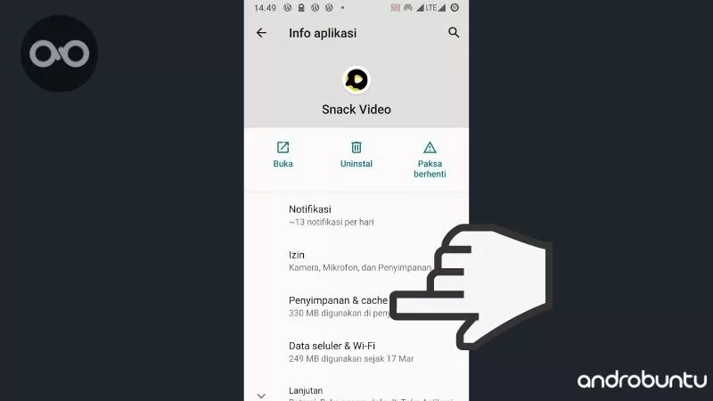 Cara Mengatasi Snack Video Tidak Bisa Dibuka by Androbuntu 6
