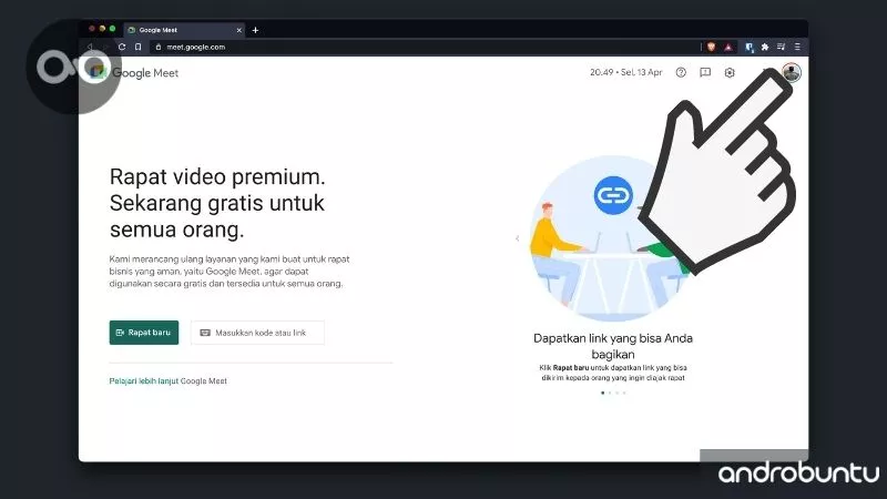 Cara Mengganti Nama Google Meet by Androbuntu 1