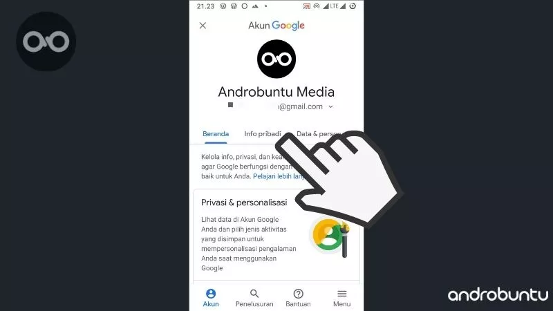 Cara Mengganti Nama Google Meet by Androbuntu 8