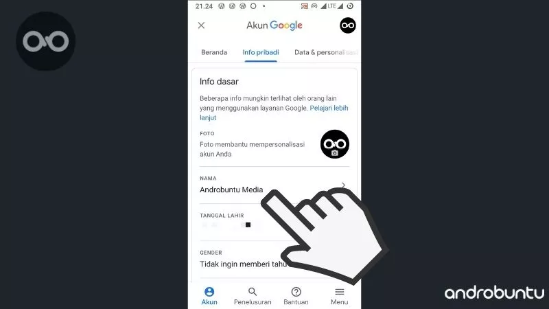 Cara Mengganti Nama Google Meet by Androbuntu 9