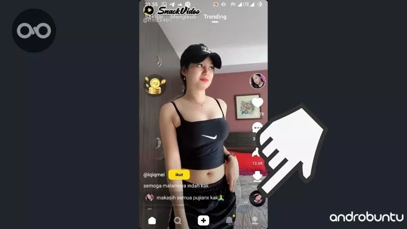 Cara Menghapus Video di Snack Video by Androbuntu 1