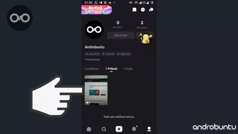 Cara Menghapus Video di Snack Video by Androbuntu 2