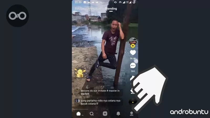 Cara Menyembunyikan Video yang Kamu Sukai di Snack Video by Androbuntu 1