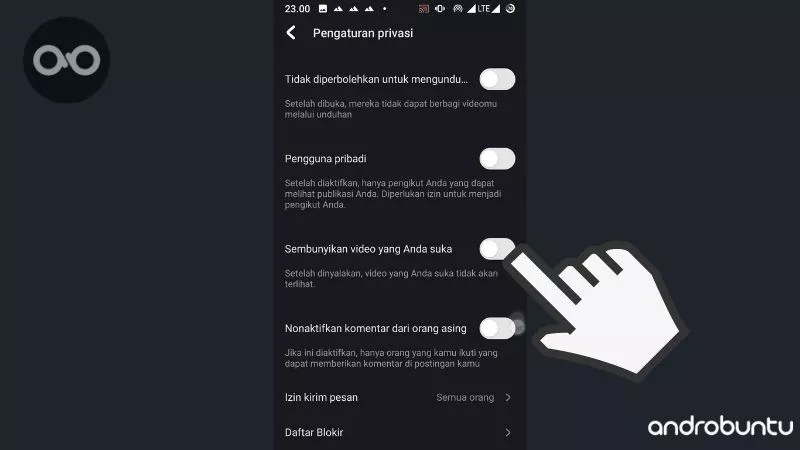 Cara Menyembunyikan Video yang Kamu Sukai di Snack Video by Androbuntu 4