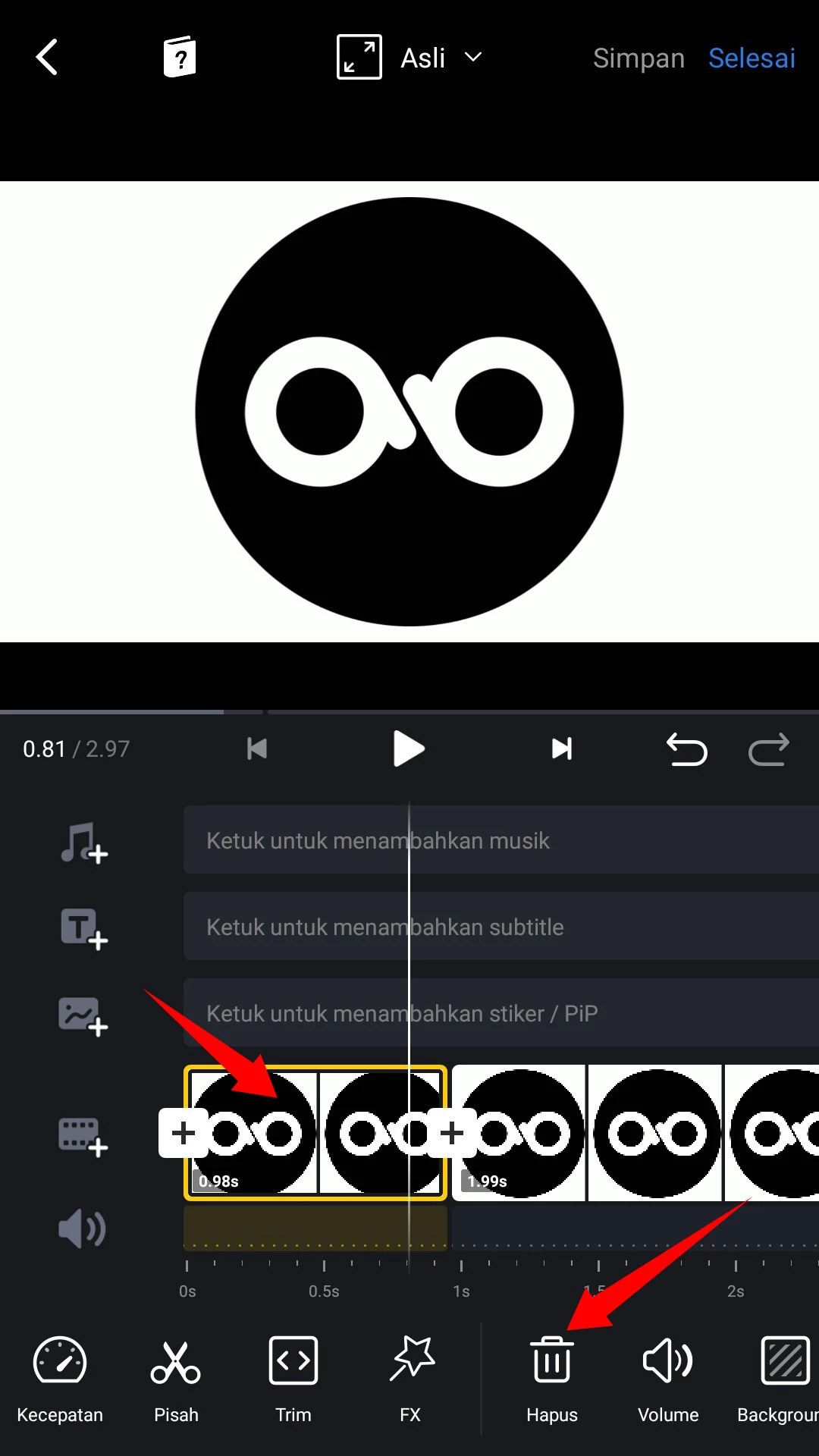 Cara Memotong Video di Aplikasi VN by Androbuntu 6