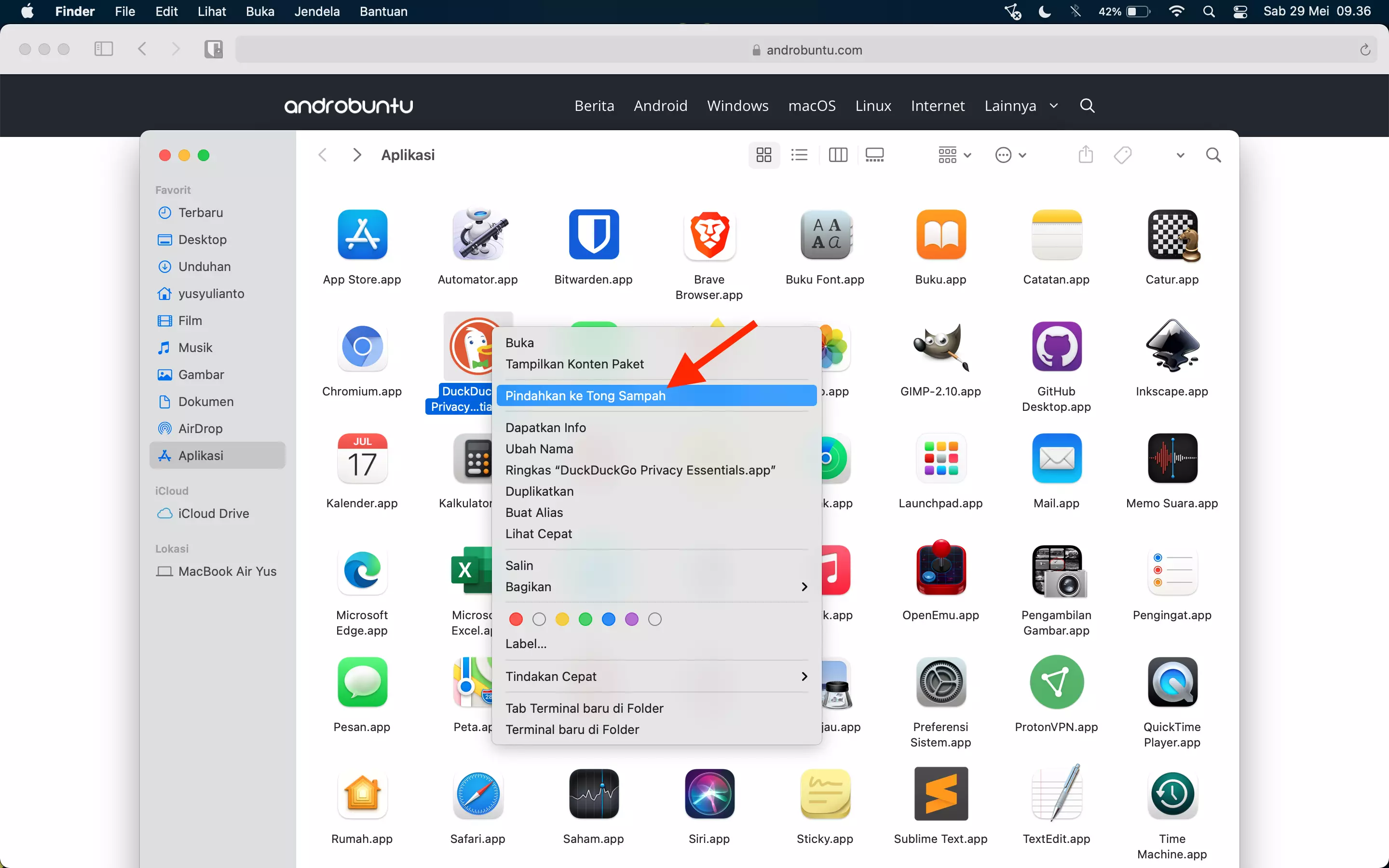 Cara Menghapus Ekstensi di Safari by Androbuntu 6