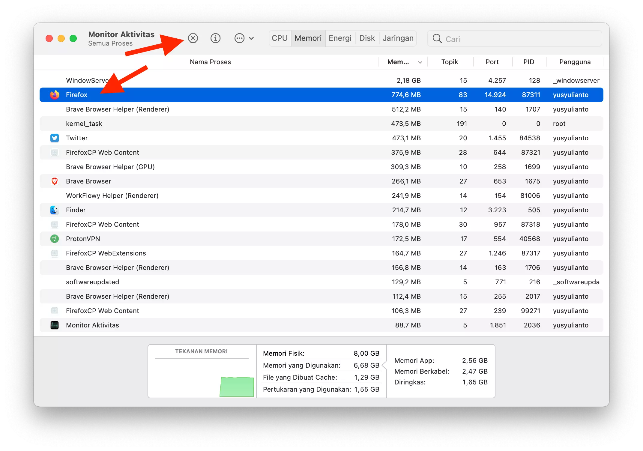 Cara Menutup Paksa Aplikasi di Mac by Androbuntu 2