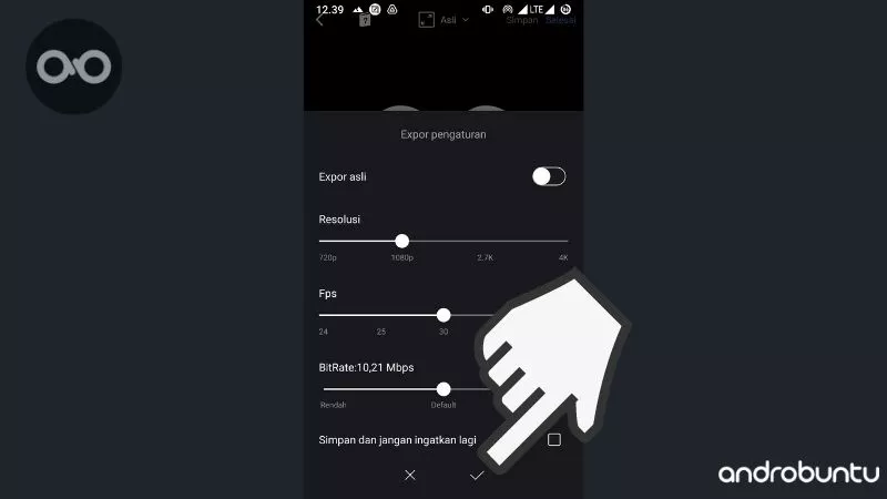 Cara Menyimpan Video di VN by Androbuntu 2