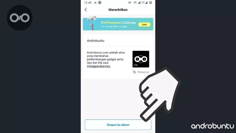 Cara Menyimpan Video di VN by Androbuntu 3